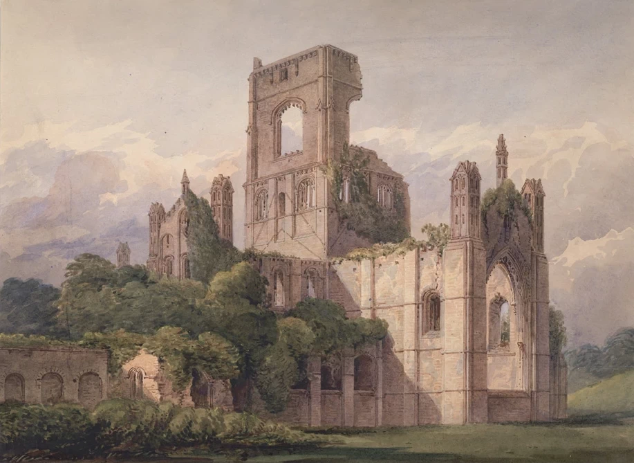 1824-Charles Alban Buckler - Abbazia di Kirkstall